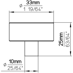 Schita buton mobilier 2508-33ZN83 auriu vintage Siro