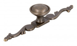 Buton mobila 1546-137ZN10 cu sild bronz antichizat Siro