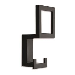 Cuier 2434/PB12 negru mat Siro