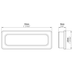 Maner mobila lemn ingropat S60-110HZ14