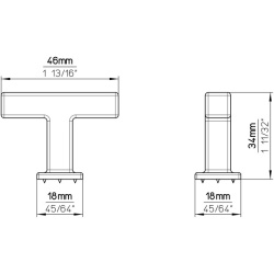 Buton mobila 2520-46ZN79 alama periata Siro