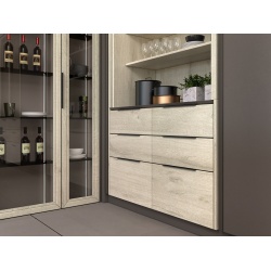 Manere mobilier negru mat 2446-320PB12 Siro