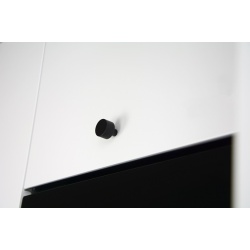 Buton mobilier Siro 2464-24PB12 negru mat 