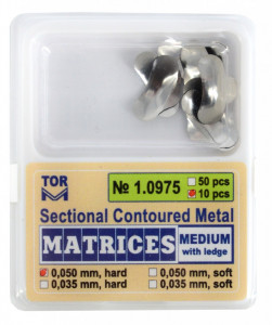 Matrici metalice sectionale Medium cu bordura - 10 bucati TorVM