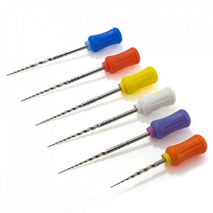 6 ace manuale Niti Super Files, Denco - 25 mm SX - F3 (tip Protaper)