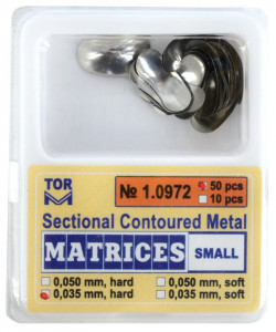 Matrici metalice sectionale 0.035mm cu bordura - 50 bucati TorVM