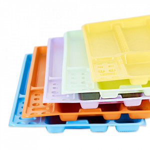 Tavite plastic colorate 50 bucati