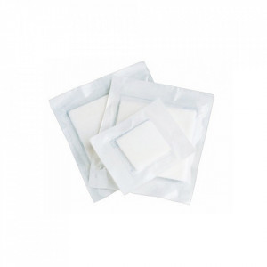 Comprese tifon sterile, impaturite 5 x 5 cm x 8 straturi - 5 buc