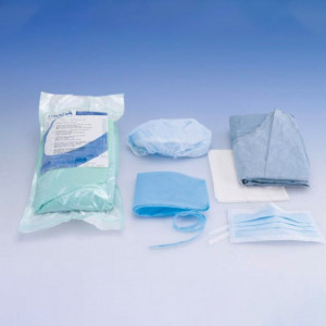 Set 13 piese protectie de unica folosinta pentru medic si asistent