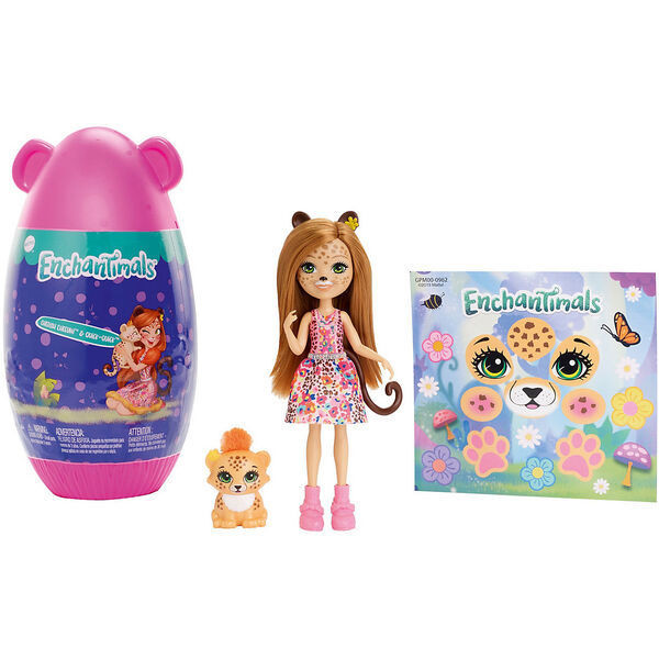 Set de joaca Cherish Cheetah si Quick-Quick in ou surpriza EnchanTimals