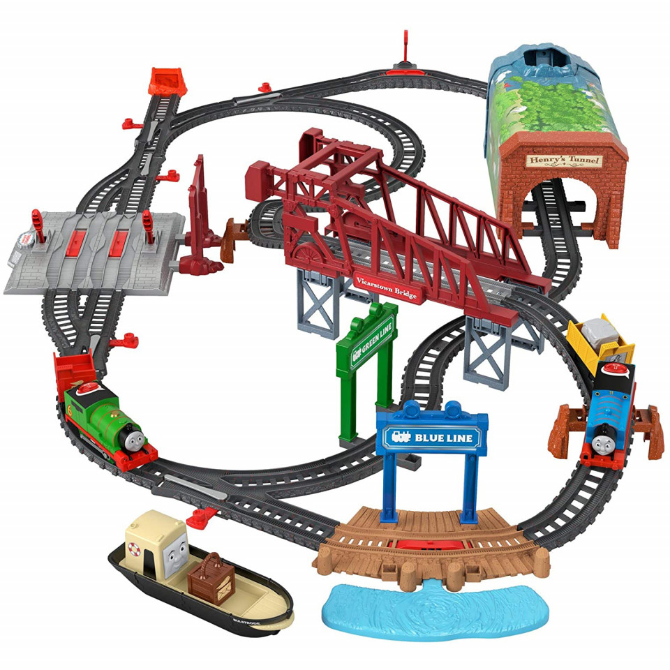 Set de joaca Thomas & Friends Vorbaretii Thomas si Percy in Insula Sodor