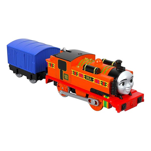 Trenulet Locomotiva Motorizata cu Vagon Nia Thomas&Friends Track Master