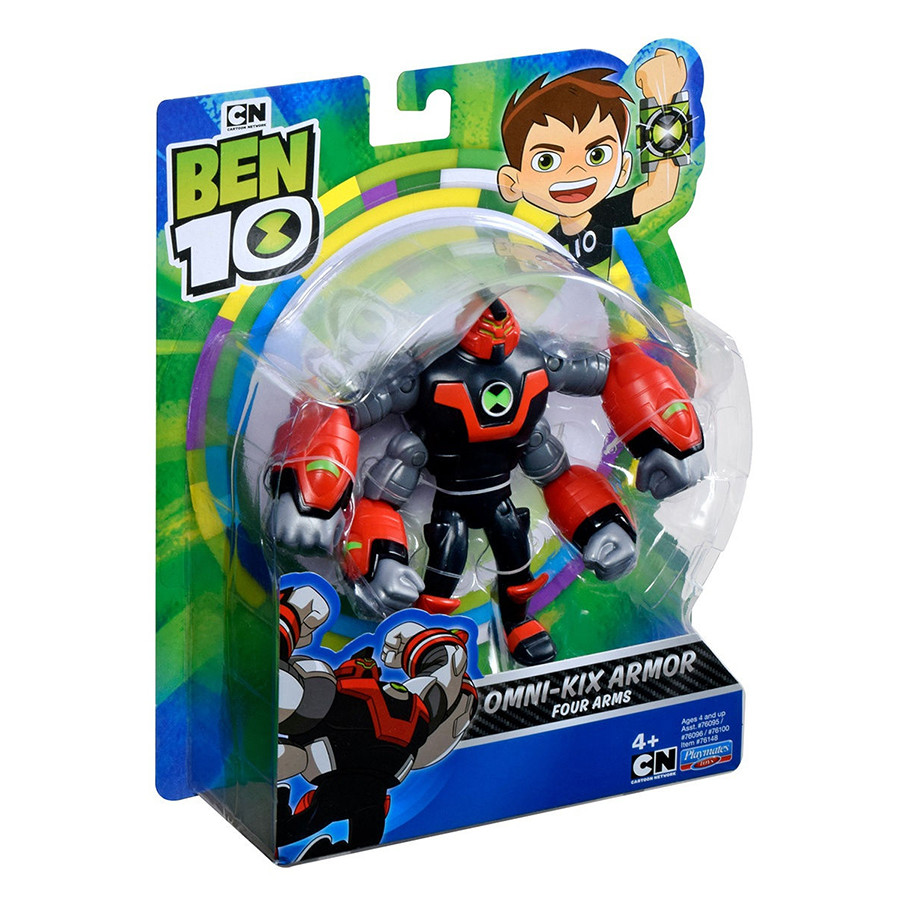 Figurina articulata BEN 10 Four Arms OmniKix Armor Bebe Pufos