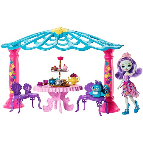 Petreceerea cu ceai din foisorul lui Patter Peacock- Garden Gazebo EnchanTimals