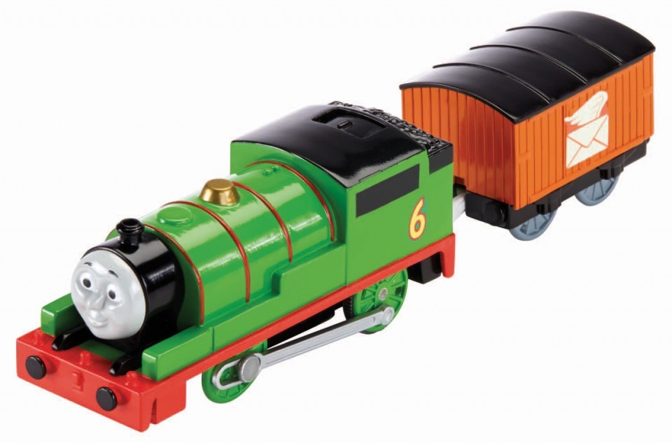 Percy Trenulet Locomotiva Motorizata cu Vagon Thomas&Friends Track Master