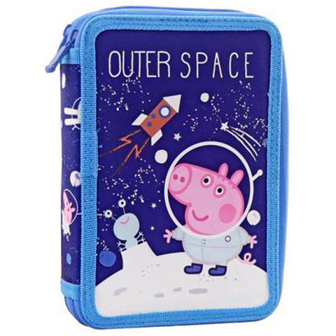 Penar echipat cu 2 compartimente Outer Space Peppa Pig
