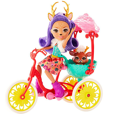 Set de joacă Danessa Deer EnchanTimals - Tricicleta cu doua locuri