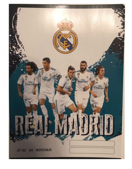 Caiet matematica FC Real Madrid 32 file A5