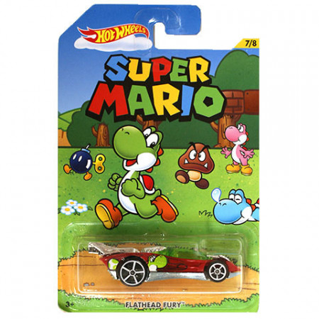 Masinuta Flathead Fury 1/64 Hot Wheels Super Mario