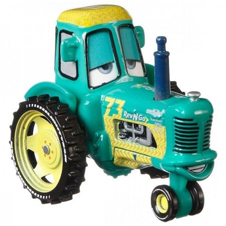 Masinuta metalica Tractor de curse Rev-N-Go Disney Cars 3