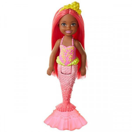 Papusa Barbie Chelsea Dreamtopia sirena roscata