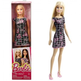 Papusa Barbie cu rochita neagra