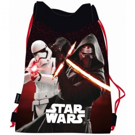 Sac de umar cu snur Darth Vader Star Wars The Force Awakens 44 cm