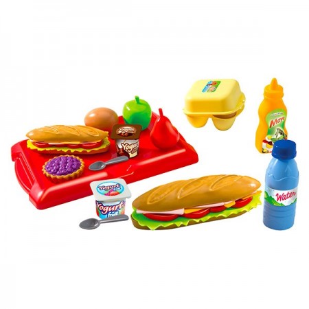 Set 25 de alimente de jucarie  pentru picnic Ecoiffier