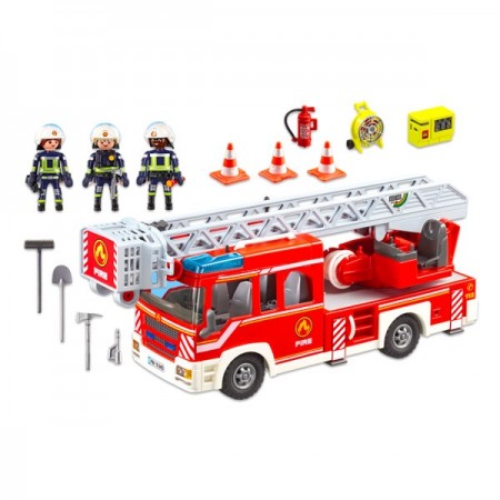 Set de joaca Masina de pompieri cu figurine si accesorii City Action Playmobil