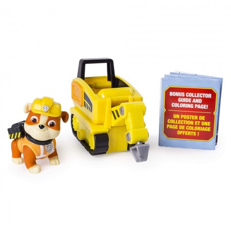 Set Rubble si mini vehicul picamer Ultimate Rescue Patrula Catelusilor