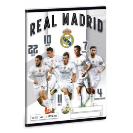 Caiet Dictando A5 FC Real Madrid pentru Clasa a 2-a
