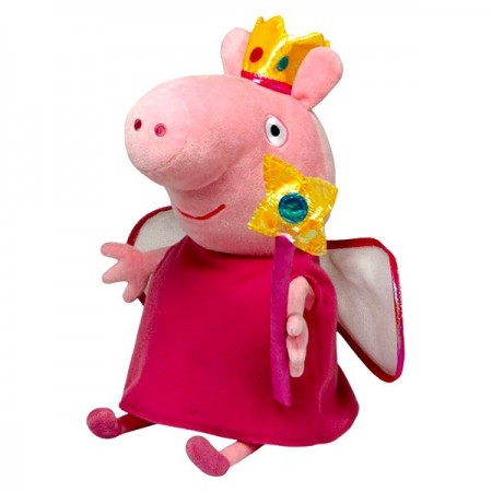 Figurina de plus Peppa Pig 20 cm Zana Printesa Peppa