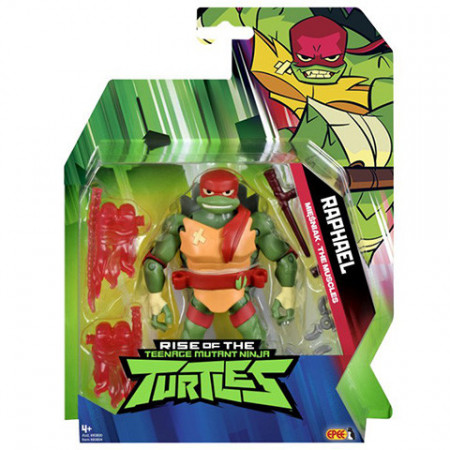 Figurina Raphael The Muscles cu accesorii - Testoasele Ninja - Teenage Ninja Mutant Turtles