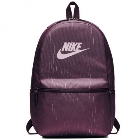 Ghiozdan rucsac Nike Mov - Bordeaux cu buzunar frontal, dimensiune 50 cm