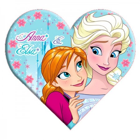 Perna inima Elsa si Ana Frozen 35 cm