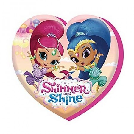 Perna Shimmer&Shine in forma de inimioara 40 cm