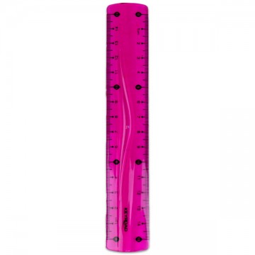 Rigla flexibila roz 15 cm Keyroad