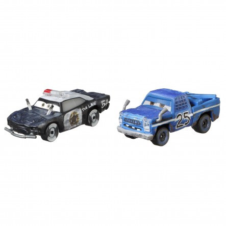 Set 2 masinute metalice Cars APB si Broadside Disney Cars