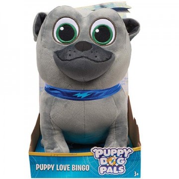 Figurina de plus Bingo 25 cm Puppy Dog Pals - Prietenii Catelusilor Disney Jr.