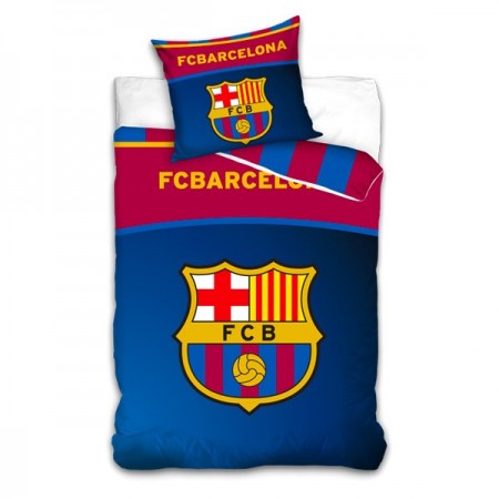 Lenjerie de pat din 2 piese FC Barcelona