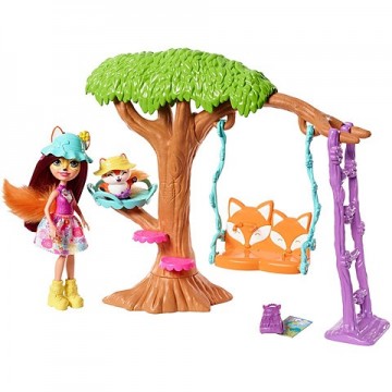 Set de joaca Aventura din parc Felicity Fox& Flick- EnchanTimals