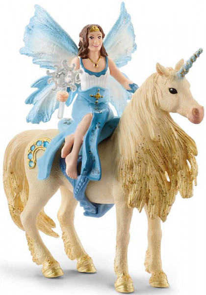 Set de joaca cu figurine Schleich - Eyela si unicornul auriu