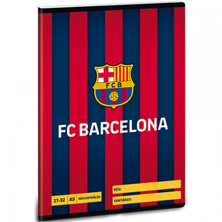 Caiet matematica 32 file FC Barcelona Rosu cu Albastru A5