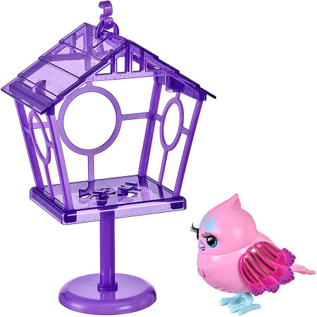 Jucarie interactiva Little Live Pets Lil' Bird - Micuta pasare Princess Polly cu colivie
