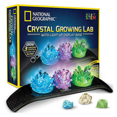 National Geographic STEM Kit - Laboratorul de crescut cristale iluminate