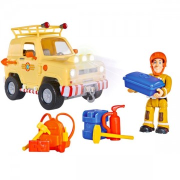 Set de joaca Masina de teren Tom cu accesorii Sam Pompierul