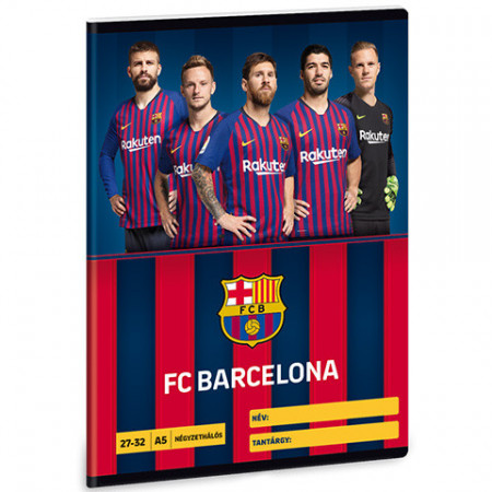 Caiet matematica echipa FC Barcelona A5