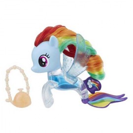Figurina Sirena Rainbow Dash cu apa Flip&Flow My Little Pony:Filmul
