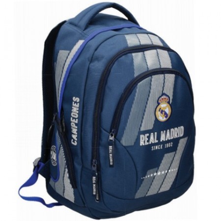 Ghiozdan rucsac ergonomic F.C. Real Madrid, 3 compartimente, 45 cm