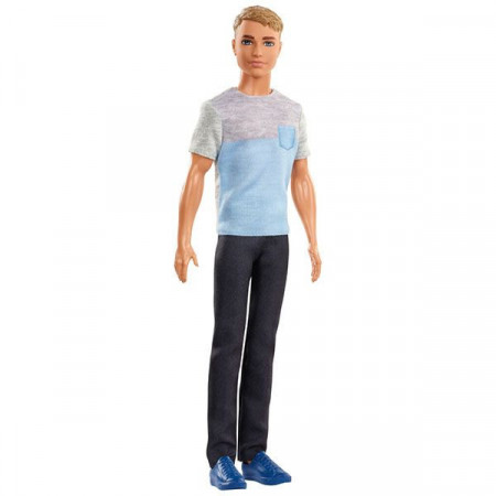 Papusa Ken cu tricou si pantaloni lungi Barbie Dreamtopia